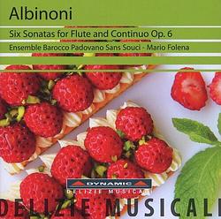 Foto van Albinoni: six sonatas for flute and continuo op.6 - cd (8007144680329)