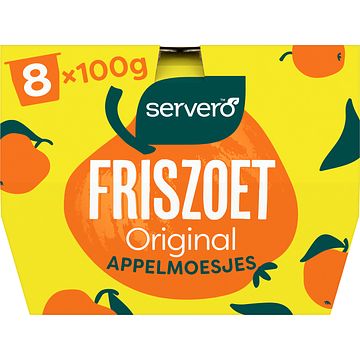 Foto van Servero appelmoesjes 100% appel original bij jumbo