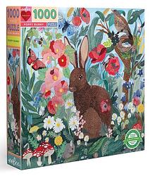 Foto van Eeboo - poppy bunny (1000 stukjes) - puzzel;puzzel (0689196511035)