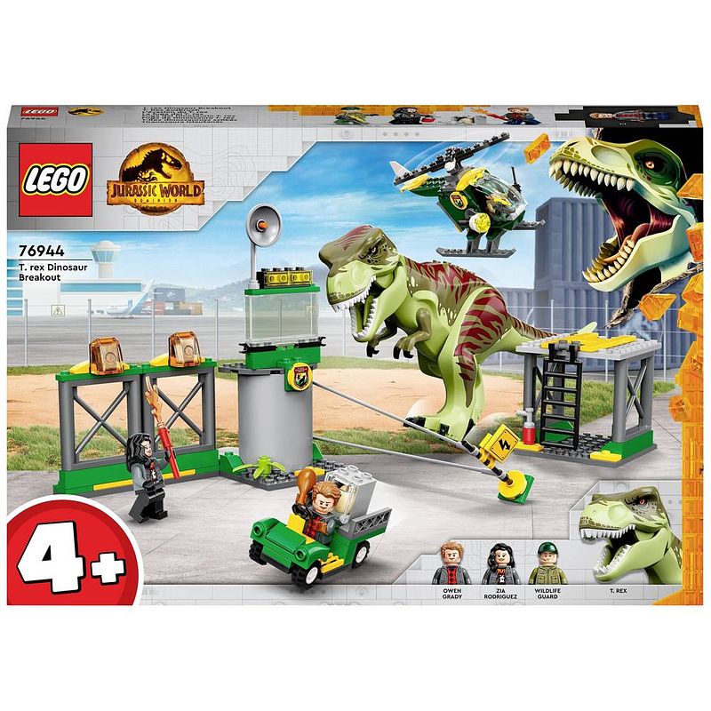 Foto van Lego® jurassic world™ 76944 t. rex-uitbraak