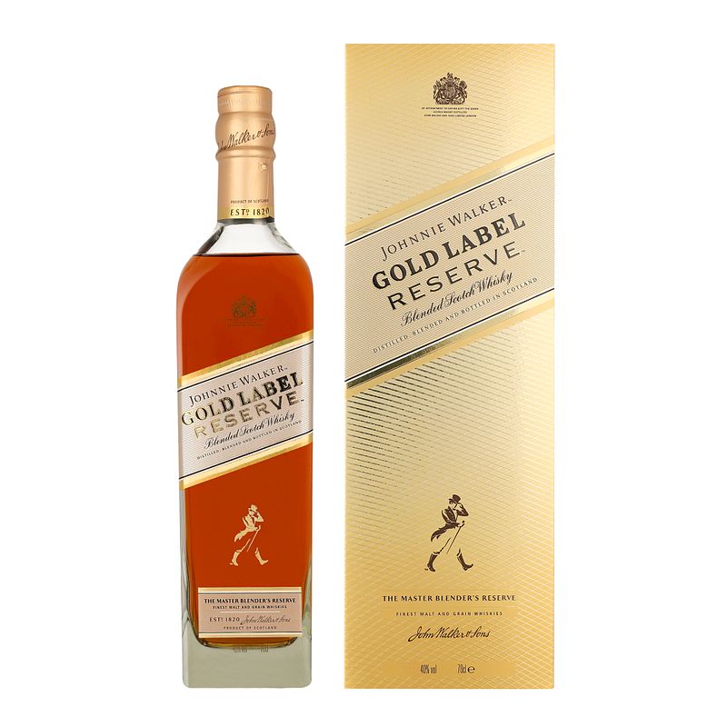 Foto van Johnnie walker gold reserve 70cl whisky + giftbox