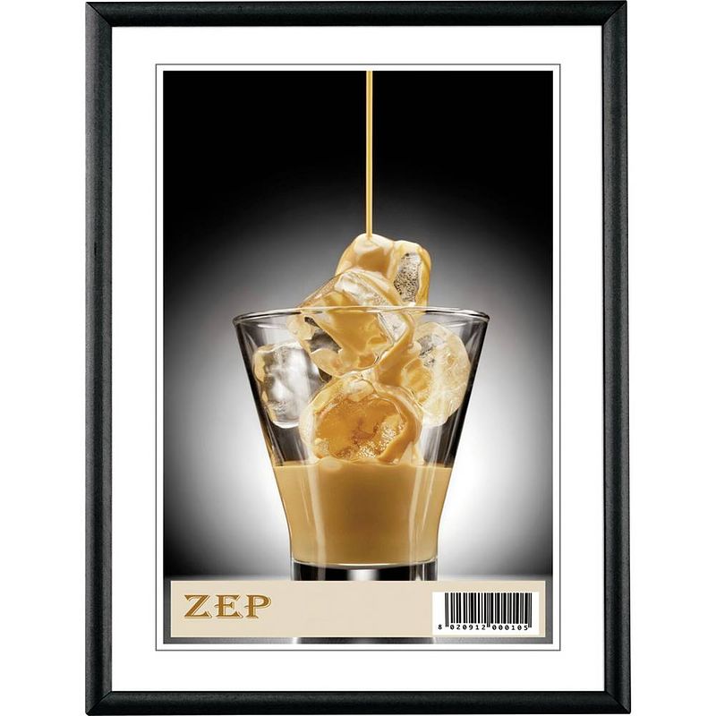 Foto van Zep basic zwart 30x40 aluminium lijst al1b5