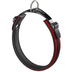 Foto van Ferplast hondenhalsband ergocomfort 34 tot 42 cm zwart/rood