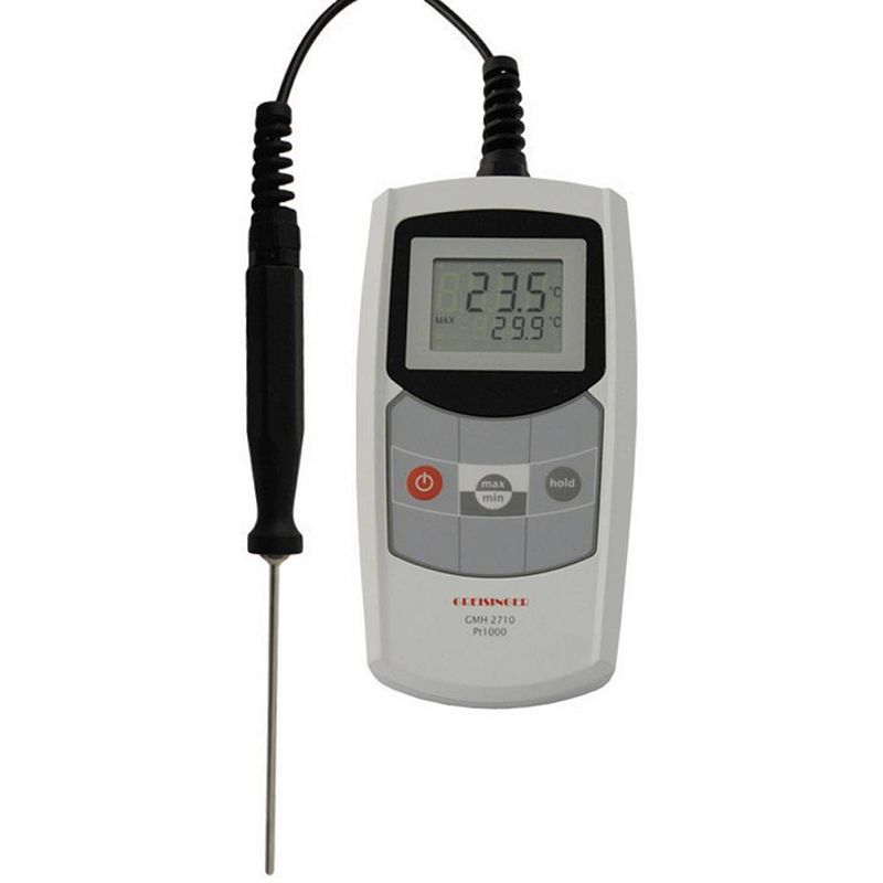 Foto van Greisinger gmh 2710 insteekthermometer meetbereik temperatuur -200 tot +200 °c sensortype pt1000