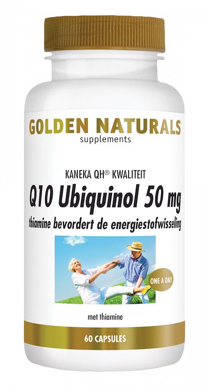 Foto van Golden naturals ubiquinol 50 mg q10 capsules