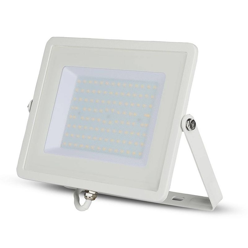 Foto van V-tac vt-100-w-n witte led schijnwerpers - samsung - ip65 - 100w - 8200 lumen - 6500k - 5 jaar