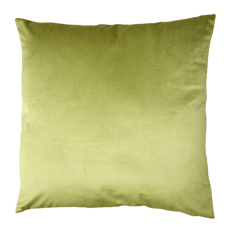 Foto van Clayre & eef kussenhoes 45x45 cm groen polyester sierkussenhoes groen sierkussenhoes