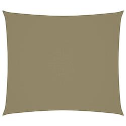 Foto van Vidaxl zonnescherm rechthoekig 2x2,5 m oxford stof beige