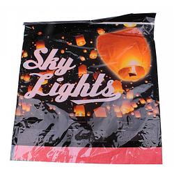 Foto van I-total wensballon sky lights 102 x 40 cm katoen rood