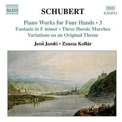 Foto van Schubert: piano works for four hands 3 - cd (0636943451328)