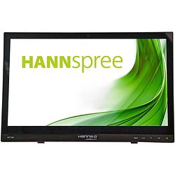 Foto van Hannspree ht161hnb touchscreen monitor energielabel: b (a - g) 39.6 cm (15.6 inch) 1366 x 768 pixel 16:9 12 ms hdmi, vga, usb, hoofdtelefoon (3.5 mm jackplug)