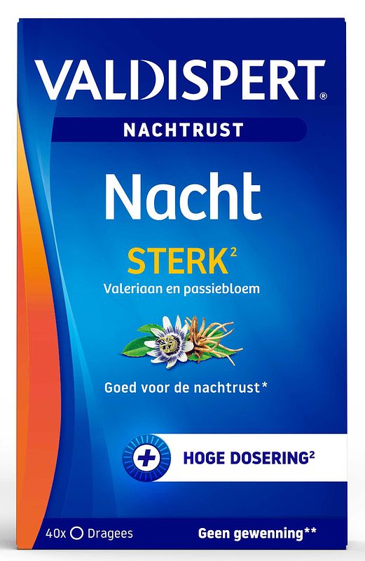 Foto van Valdispert nacht extra sterk tabletten voor de nachtrust, 40 stuks bij jumbo