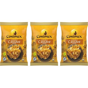 Foto van Conimex kroepoek cassave 3 x 75g bij jumbo