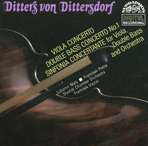 Foto van Dittersdorf: concerto for double bass & viola - cd (8596911095126)