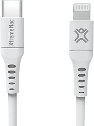 Foto van Xtrememac usb c naar lightning kabel 1,5m kunststof wit