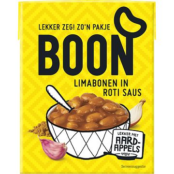 Foto van Boon limabonen in roti saus 380g bij jumbo