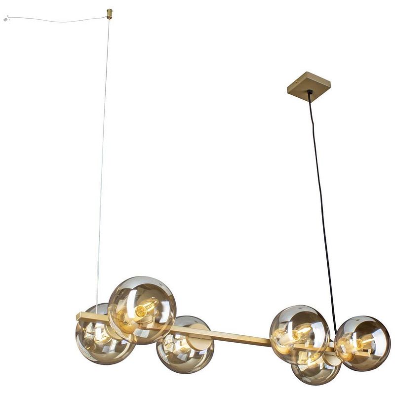 Foto van Eco-light pluto 9110-s6 go hanglamp e14 goud