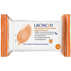 Foto van Lactacyd 15 reinigende verzorgende intiem tissues bij jumbo