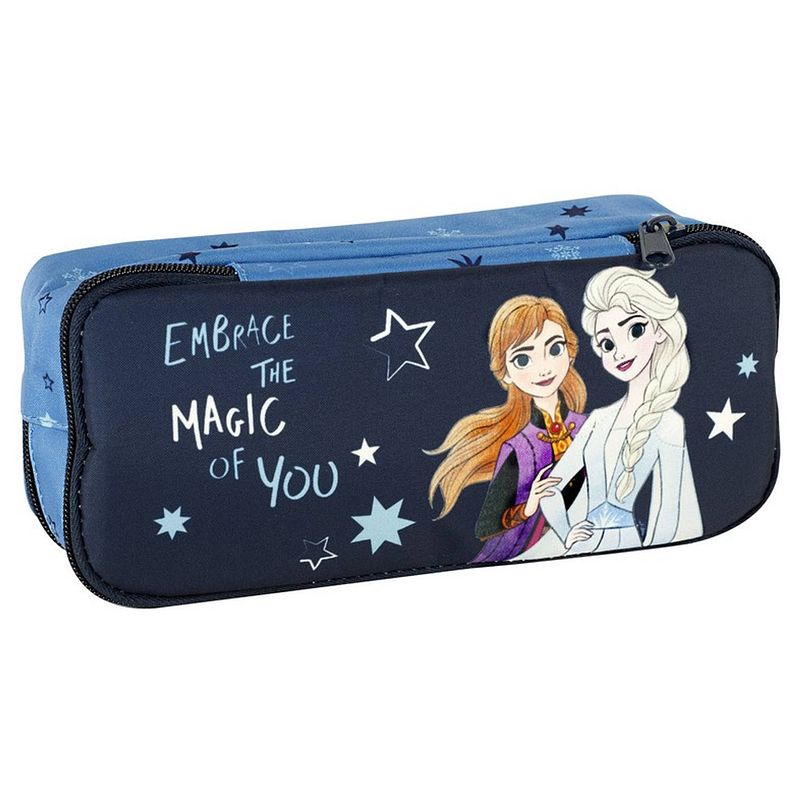 Foto van Arditex etui frozen meisjes 23,5 x 10,5 x 6 cm textiel blauw