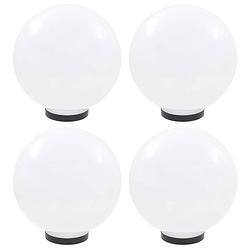 Foto van Vidaxl led-bollampen 4 st rond 30 cm pmma