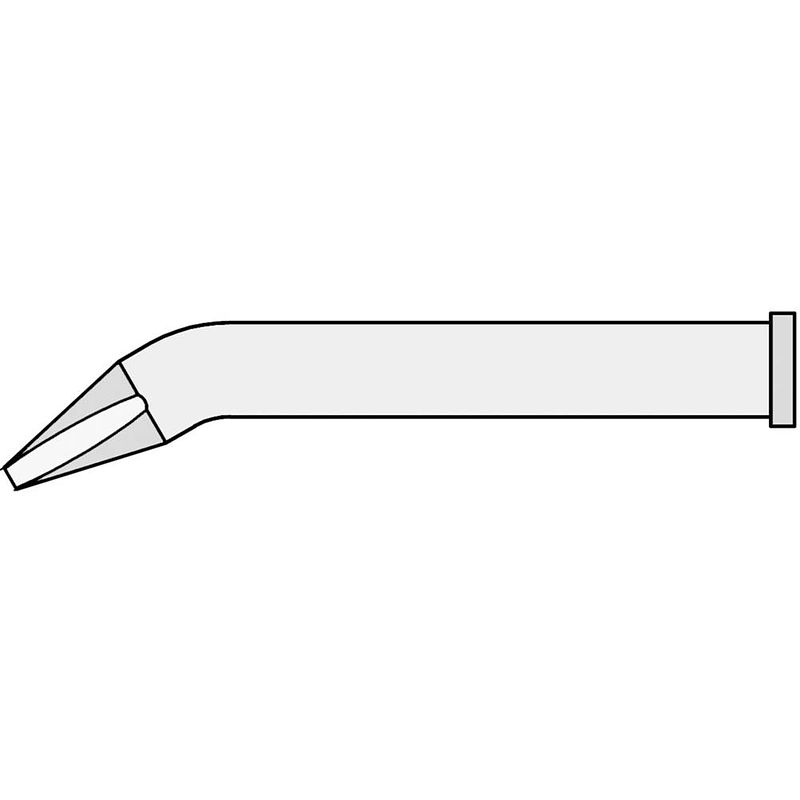 Foto van Weller xt ax soldeerpunt beitelvorm, gebogen grootte soldeerpunt 1.6 mm lengte soldeerpunt: 51.5 mm inhoud: 1 stuk(s)