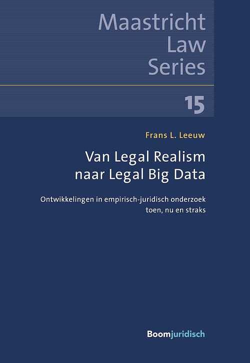 Foto van Van legal realism naar legal big data - frans leeuw - ebook (9789460944376)