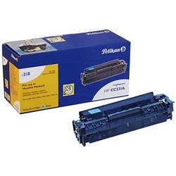 Foto van Pelikan toner cyaan, 2800 pagina's voor hp 304a - oem: cc531a