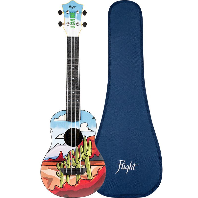 Foto van Flight travel series tuc u can uke concert ukelele met gigbag