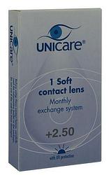 Foto van Unicare zachte maandlens +2.50 1pack