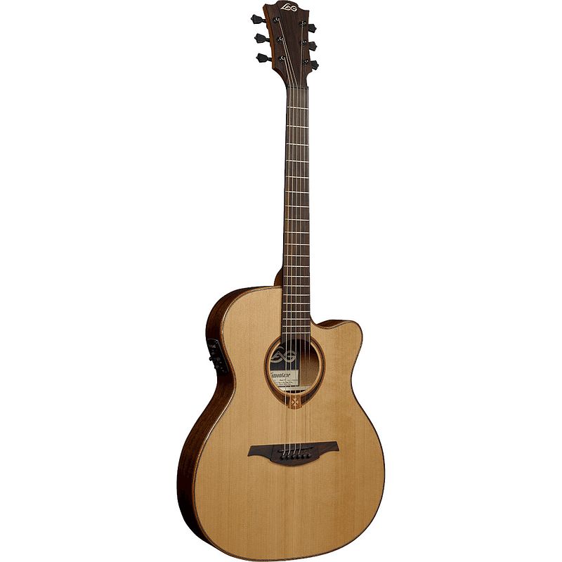 Foto van Lag guitars tramontane 118 t118ace natural elektrisch-akoestische westerngitaar