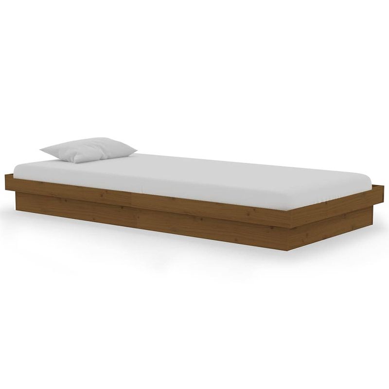 Foto van The living store bedframe honey pine - single (90 x 190 cm)