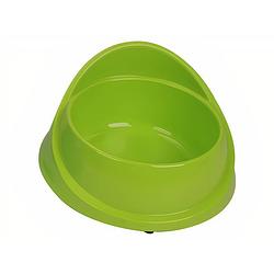 Foto van M-pets voer- en drinkbak 450 ml 22,5 x 13 cm groen