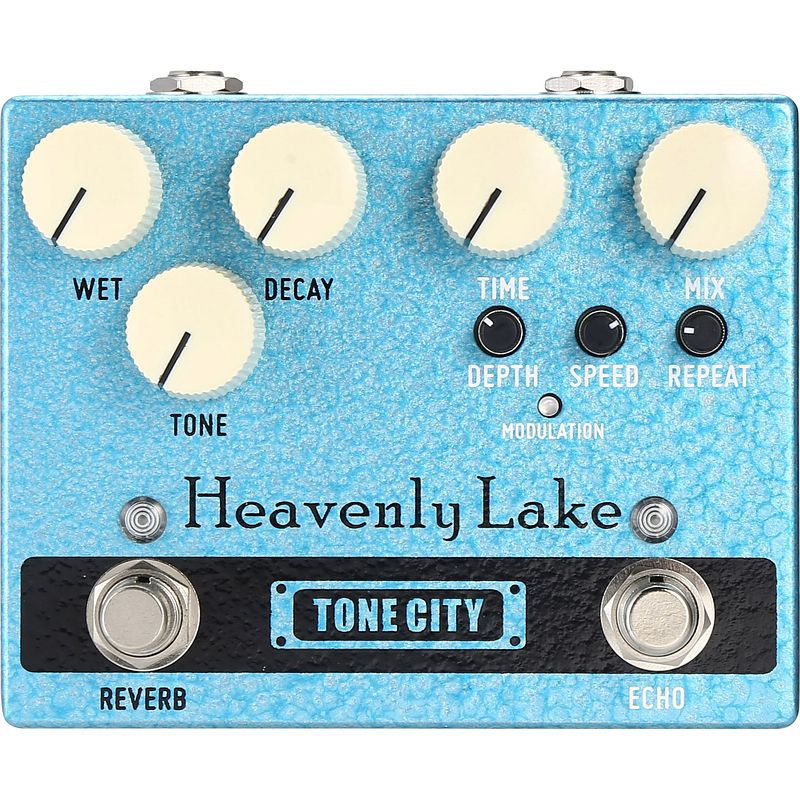 Foto van Tone city heavenly lake reverb / echo effectpedaal