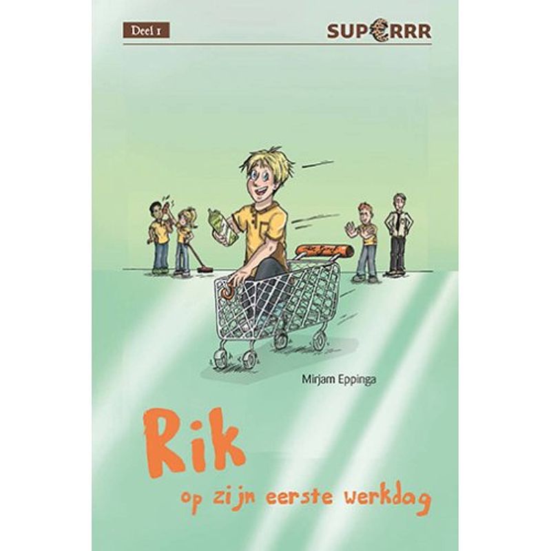 Foto van Rik op zijn eerste werkdag - superrr