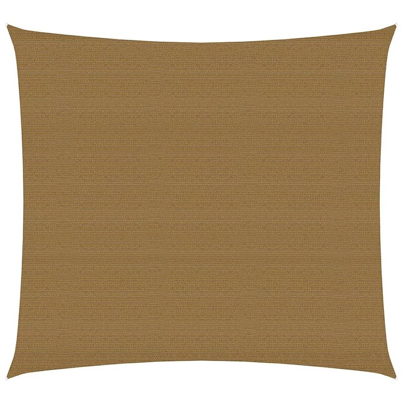 Foto van Vidaxl zonnezeil 160 g/m² 4,5x4,5 m hdpe taupe