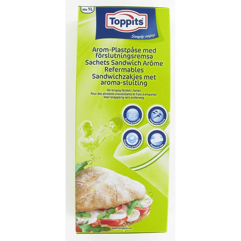Foto van Toppits sandwichzakjes met aromasluiting