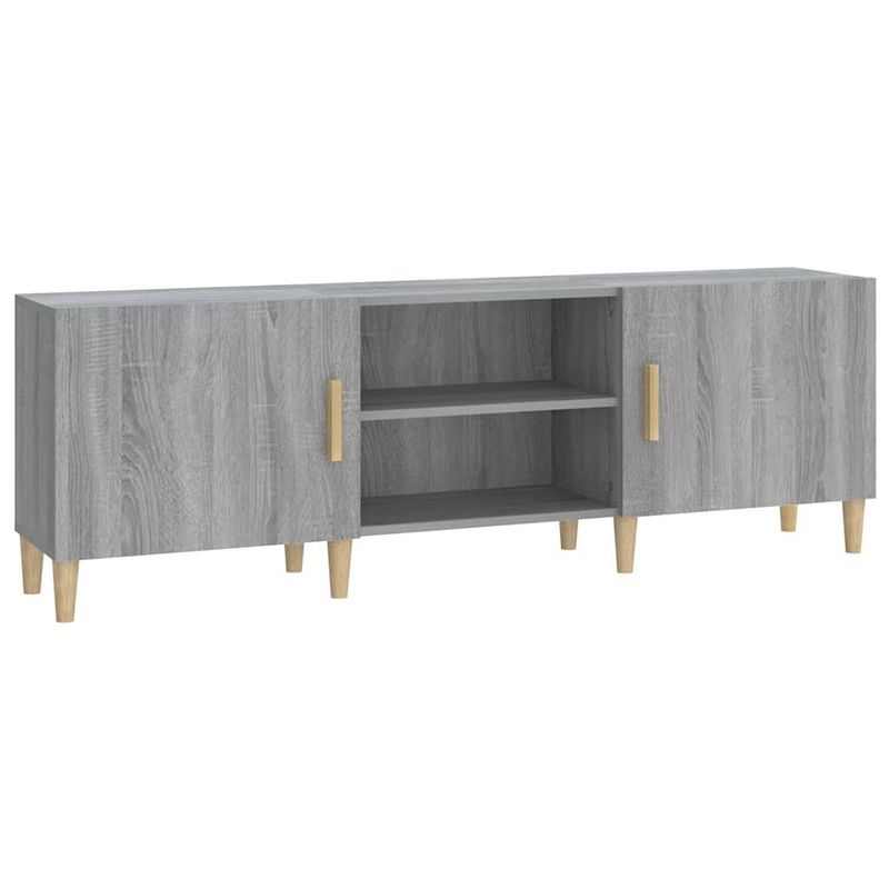 Foto van Vidaxl tv-meubel 150x30x50 cm bewerkt hout grijs sonoma eikenkleurig