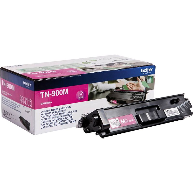 Foto van Brother toner tn-900m tn900m origineel magenta 6000 bladzijden