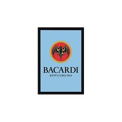 Foto van Decoratie spiegel bacardi logo - spiegels