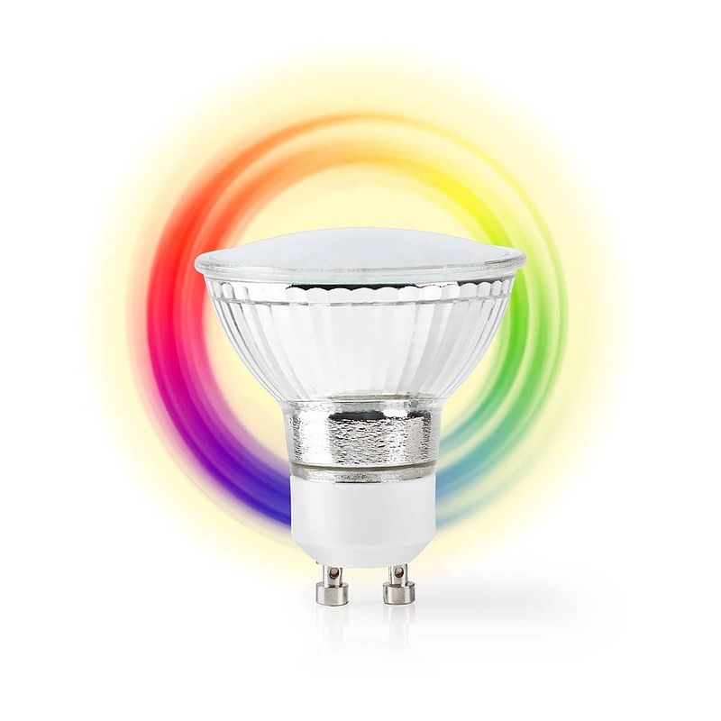 Foto van Nedis smartlife multicolour lamp - wifilc10crgu10 - chroom