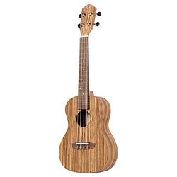 Foto van Ortega rfu11ze-l timber series natural linkshandige e/a concert ukelele met gigbag