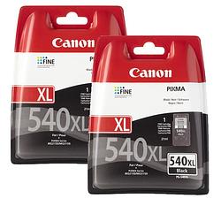 Foto van Canon pg-540xl cartridges zwart duo pack