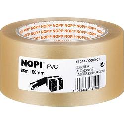 Foto van Nopi pvc 57214-00000-01 pakband transparant (l x b) 66 m x 50 mm 1 stuk(s)