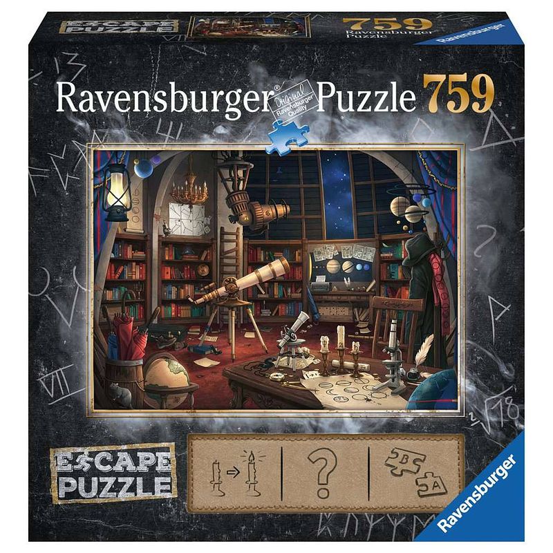 Foto van Ravensburger puzzel escape 1 space observatory - 759 stukjes