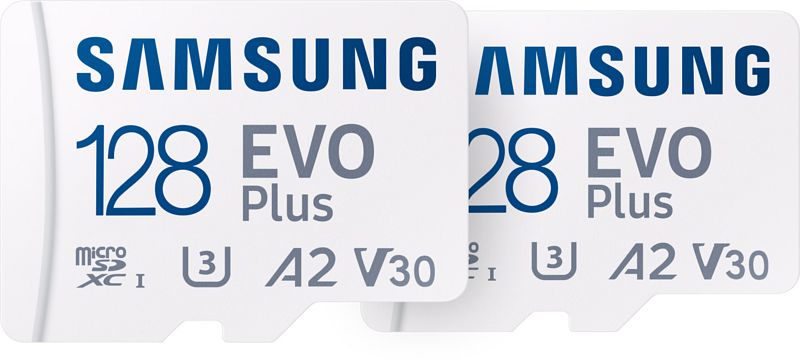 Foto van Samsung evo plus microsdxc 128gb - duo pack