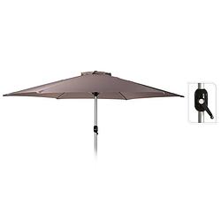 Foto van Pro garden - parasol - 270 cm - taupe