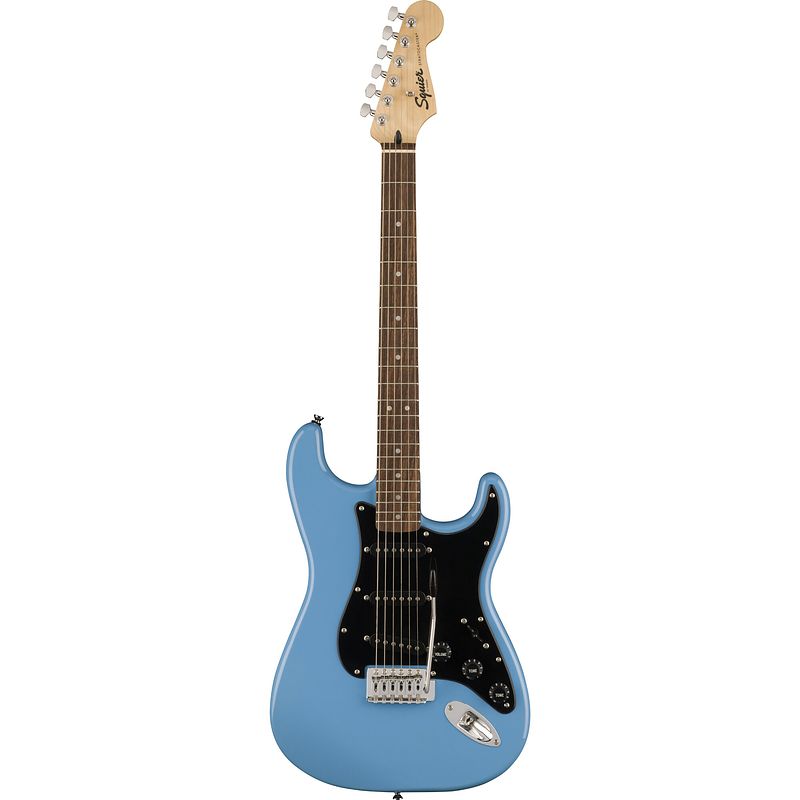 Foto van Squier sonic stratocaster il california blue elektrische gitaar
