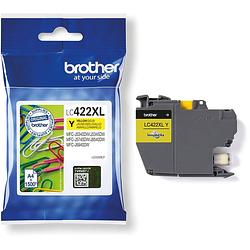 Foto van Brother inktcartridge, 1.500 pagina's, oem lc-422xly, geel 5 stuks