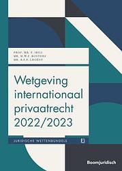 Foto van Wetgeving internationaal privaatrecht 2022/2023 - paperback (9789462909977)