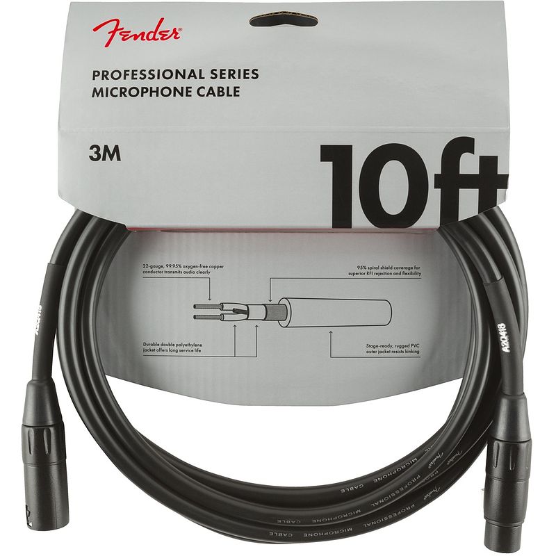 Foto van Fender professional series microfoonkabel 3m